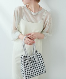 natural couture | お好みのスタイリングを自在に楽しめる シアーニット＋キャミワンピースセット(ワンピース)