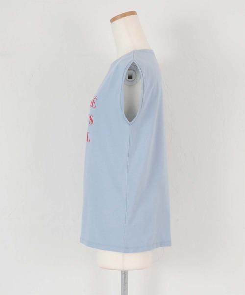 titivate（ティティベイト）の「ﾌﾚﾝﾁｽﾘｰﾌﾞﾛｺﾞTｼｬﾂ（Tシャツ/カットソー・レディース・ホワイト系その他/ブルー系その他/ホワイト系その他2・FREE）」の16枚目の写真