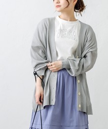 PUAL CE CIN | 【WEB限定】接触冷感カーディガン+ロゴTシャツアンサンブル(アンサンブル)