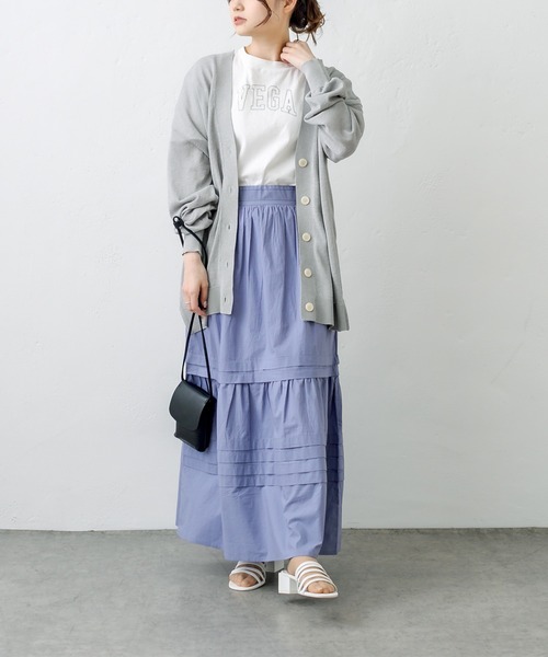 PUAL CE CIN(ピュアルセシン)の「【WEB限定】接触冷感カーディガン+ロゴTシャツアンサンブル(アンサンブル・レディース・ホワイト/ブラック/グレー・FREE)」の15枚目の写真