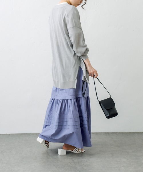 PUAL CE CIN(ピュアルセシン)の「【WEB限定】接触冷感カーディガン+ロゴTシャツアンサンブル(アンサンブル・レディース・ホワイト/ブラック/グレー・FREE)」の16枚目の写真