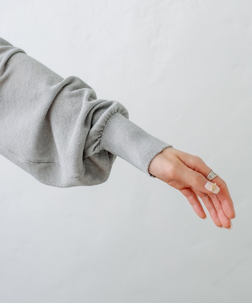 PUAL CE CIN(ピュアルセシン)の「【WEB限定】接触冷感カーディガン+ロゴTシャツアンサンブル(アンサンブル・レディース・ホワイト/ブラック/グレー・FREE)」の6枚目の写真