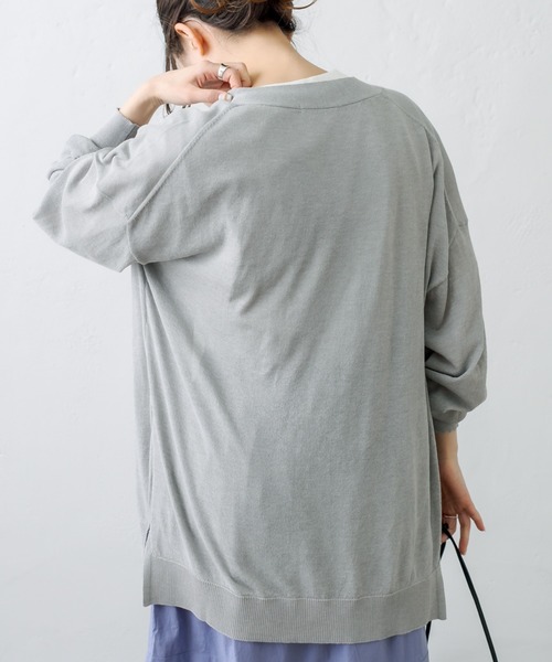 PUAL CE CIN(ピュアルセシン)の「【WEB限定】接触冷感カーディガン+ロゴTシャツアンサンブル(アンサンブル・レディース・ホワイト/ブラック/グレー・FREE)」の12枚目の写真