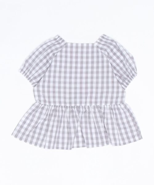 b・ROOM（ビールーム）の「【MIFFY】MIFFY刺しゅうチュニックブラウス（シャツ/ブラウス・キッズ・ブラック/ベージュ/グレー・90cm/120cm/130cm/100cm/110cm）」の4枚目の写真