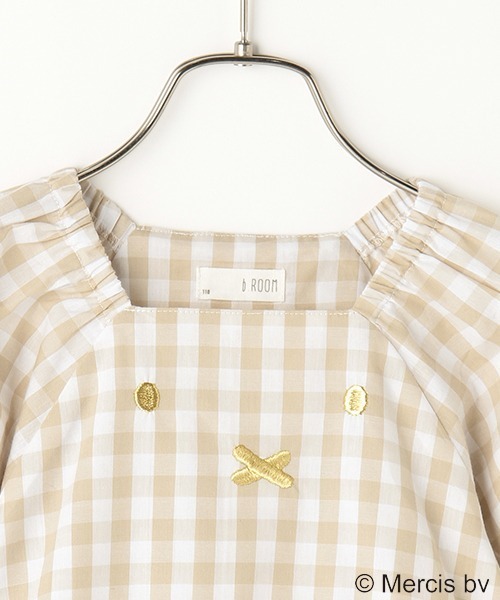 b・ROOM（ビールーム）の「【MIFFY】MIFFY刺しゅうチュニックブラウス（シャツ/ブラウス・キッズ・ブラック/ベージュ/グレー・90cm/120cm/130cm/100cm/110cm）」の14枚目の写真