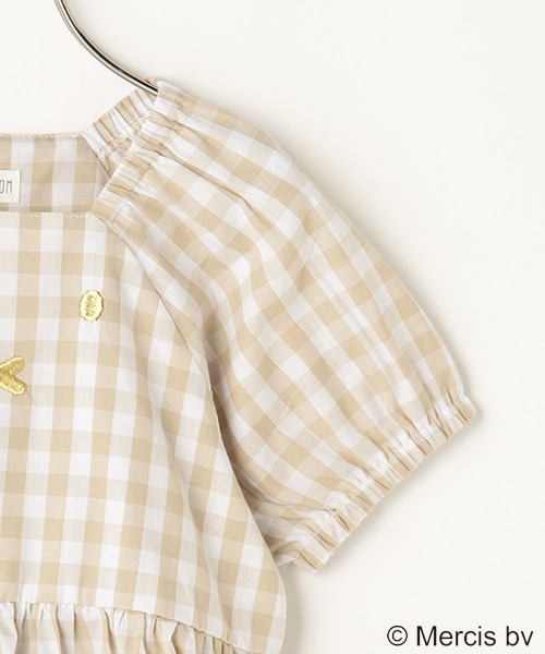 b・ROOM（ビールーム）の「【MIFFY】MIFFY刺しゅうチュニックブラウス（シャツ/ブラウス・キッズ・ブラック/ベージュ/グレー・90cm/120cm/130cm/100cm/110cm）」の15枚目の写真