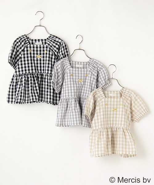 b・ROOM（ビールーム）の「【MIFFY】MIFFY刺しゅうチュニックブラウス（シャツ/ブラウス・キッズ・ブラック/ベージュ/グレー・90cm/120cm/130cm/100cm/110cm）」の18枚目の写真