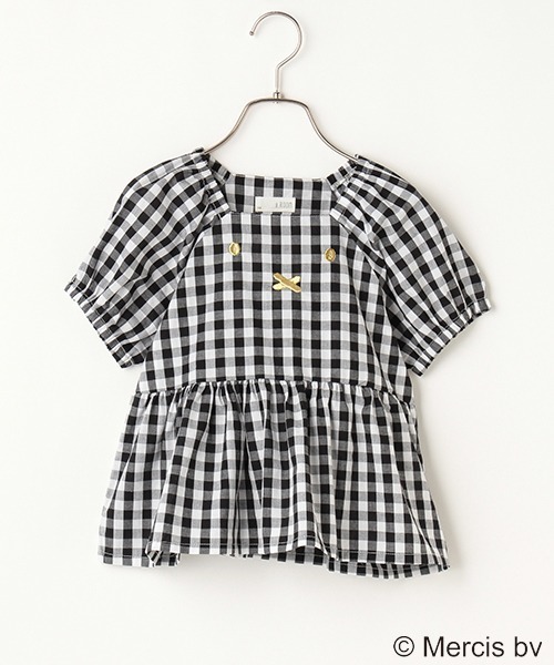 b・ROOM（ビールーム）の「【MIFFY】MIFFY刺しゅうチュニックブラウス（シャツ/ブラウス・キッズ・ブラック/ベージュ/グレー・90cm/120cm/130cm/100cm/110cm）」の10枚目の写真