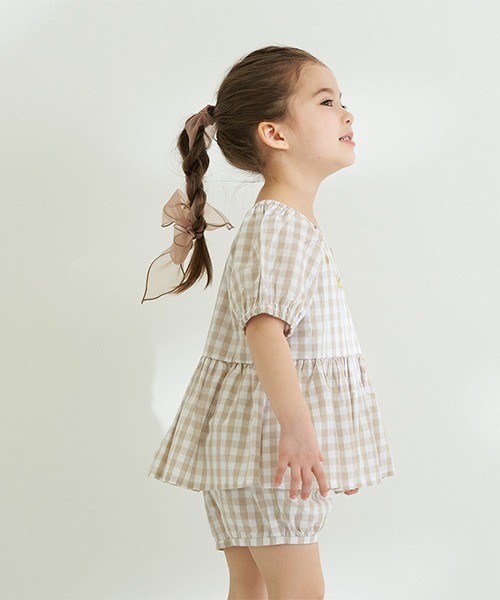 b・ROOM（ビールーム）の「【MIFFY】MIFFY刺しゅうチュニックブラウス（シャツ/ブラウス・キッズ・ブラック/ベージュ/グレー・90cm/120cm/130cm/100cm/110cm）」の7枚目の写真