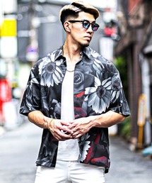 弾ける、夏の総柄。ルーズシルエットアロハシャツ メンズ春服