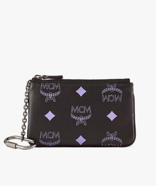 MCM(エムシーエム)の「MCM/エムシーエム/Color Splash Logo KeyWallet/キーポーチ - カラースプラッシュロゴレザー(コインケース・メンズ・パープル/ピンク/グリーン・FREE)」の3枚目の写真