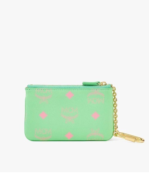 MCM(エムシーエム)の「MCM/エムシーエム/Color Splash Logo KeyWallet/キーポーチ - カラースプラッシュロゴレザー(コインケース・メンズ・パープル/ピンク/グリーン・FREE)」の5枚目の写真