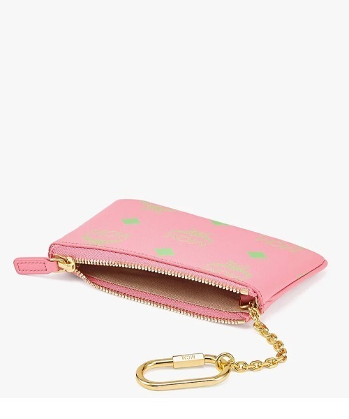 MCM(エムシーエム)の「MCM/エムシーエム/Color Splash Logo KeyWallet/キーポーチ - カラースプラッシュロゴレザー(コインケース・メンズ・パープル/ピンク/グリーン・FREE)」の6枚目の写真