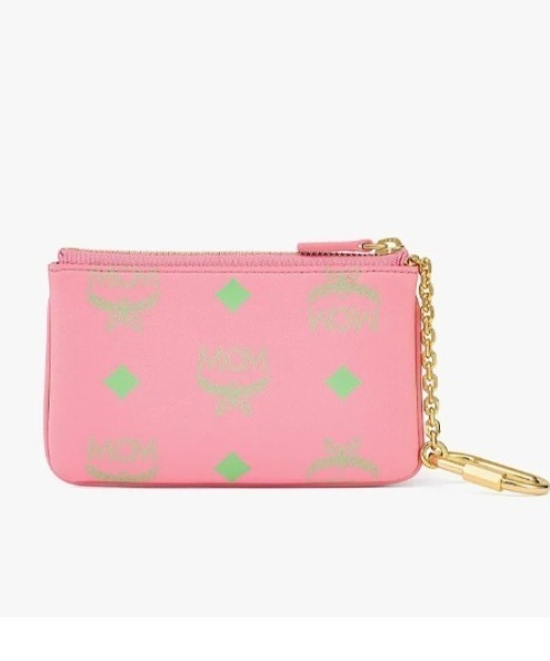 MCM(エムシーエム)の「MCM/エムシーエム/Color Splash Logo KeyWallet/キーポーチ - カラースプラッシュロゴレザー(コインケース・メンズ・パープル/ピンク/グリーン・FREE)」の7枚目の写真