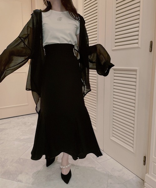 ANDGEEBEE（アンジービー）の「カイキンシアーシャツ（シャツ/ブラウス・レディース・ブラック/グレー・MEDIUM）」の13枚目の写真