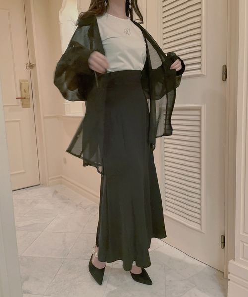 ANDGEEBEE（アンジービー）の「カイキンシアーシャツ（シャツ/ブラウス・レディース・ブラック/グレー・MEDIUM）」の21枚目の写真