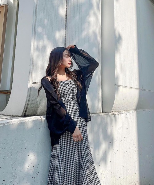 ANDGEEBEE（アンジービー）の「カイキンシアーシャツ（シャツ/ブラウス・レディース・ブラック/グレー・MEDIUM）」の19枚目の写真