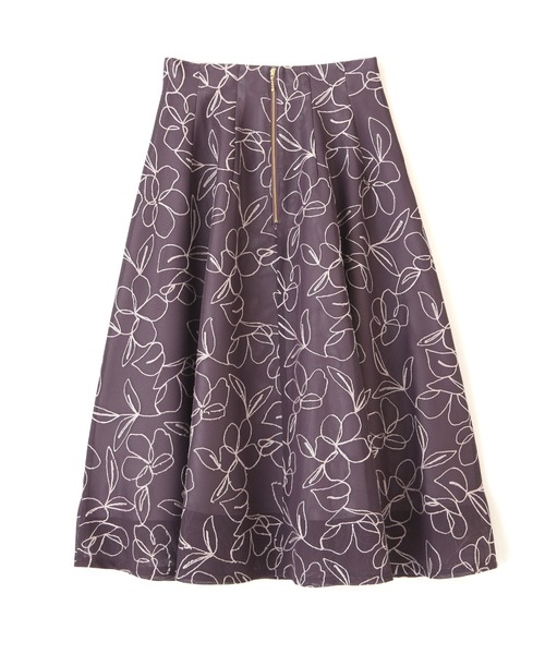 PROPORTION BODY DRESSING（プロポーションボディドレッシング）の「チェーン刺繍フラワースカート / 1212120412（スカート・レディース・パープル/ホワイト系その他・SMALL/MEDIUM）」の14枚目の写真
