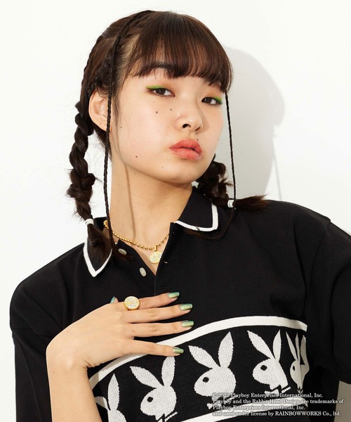 X-girl(エックスガール)の「Playboy × X-girl RING(リング・レディース・ゴールド/シルバー・ONE SIZE)」の3枚目の写真