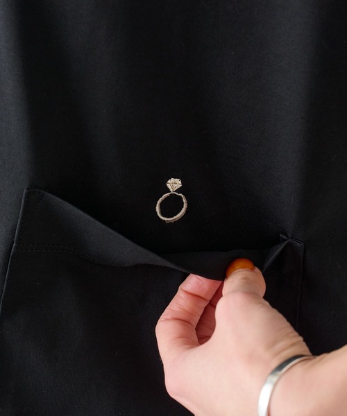 BEARDSLEY(ビアズリー)の「スリランカ Tシャツ(Tシャツ/カットソー・レディース・ブラック・FREE)」の5枚目の写真