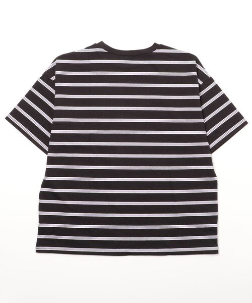 ブロークンボーダー ジャガード オーバーサイズ Tシャツ ブロークンボーダー ジャガード オーバーサイズ Tシャツ