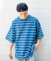 オーバーサイズマルチボーダーT