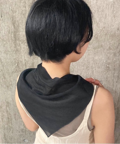 Casselini(キャセリーニ)の「シアー頭巾(その他ヘアアクセサリー・レディース・アイボリー/ブラック・FREE)」の18枚目の写真