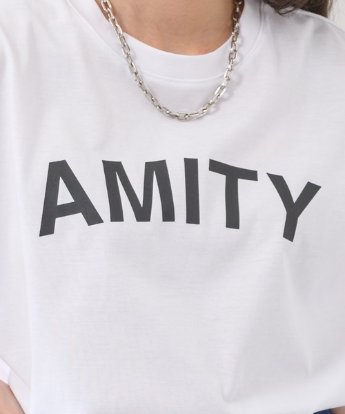Dignite collier（ディニテコリエ）の「Dignite collier フレンチプリントT（Tシャツ/カットソー・レディース・ブラック/ホワイト/パープル・FREE）」の14枚目の写真
