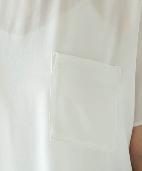 RIVE DROITE（リヴドロワ）の「テレコ切替ジョーゼットブラウス（シャツ/ブラウス・レディース・オフホワイト/ブラック/ブルー・FREE）」の12枚目の写真