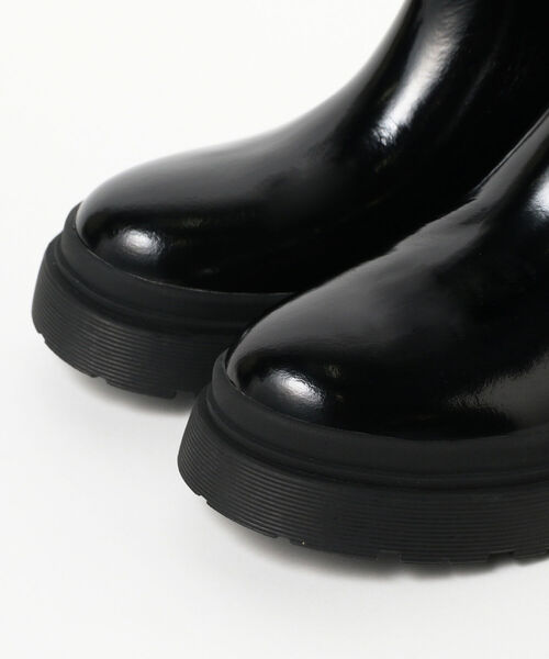 Ray BEAMS（レイビームス）の「MOHI / ワントーン サイドゴア ブーツ（ブーツ・レディース・ベージュ/ブラック・35/36/37/38/39）」の5枚目の写真