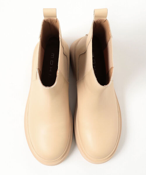 Ray BEAMS（レイビームス）の「MOHI / ワントーン サイドゴア ブーツ（ブーツ・レディース・ベージュ/ブラック・35/36/37/38/39）」の14枚目の写真