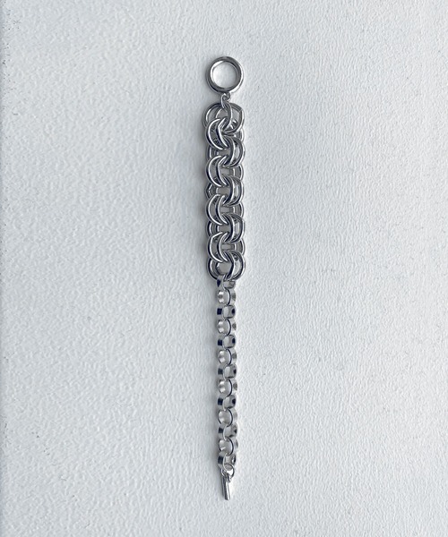 DouDou(ドゥドゥ)の「ダブルリングチェーン切替ブレス(ブレスレット・レディース・シルバー/ゴールド・FREE)」の5枚目の写真