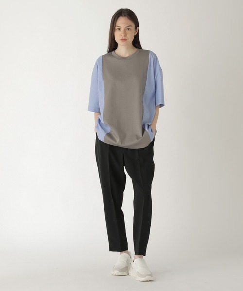 ZUCCa（ズッカ）の「シャツドッキングジャージィー/Tシャツ（Tシャツ