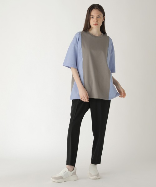 ZUCCa（ズッカ）の「シャツドッキングジャージィー/Tシャツ（Tシャツ