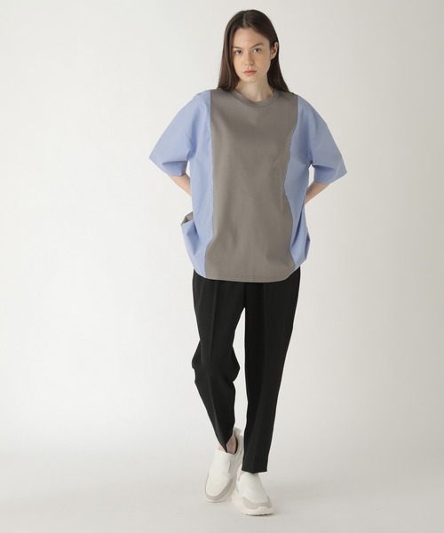 ZUCCa（ズッカ）の「シャツドッキングジャージィー/Tシャツ（Tシャツ