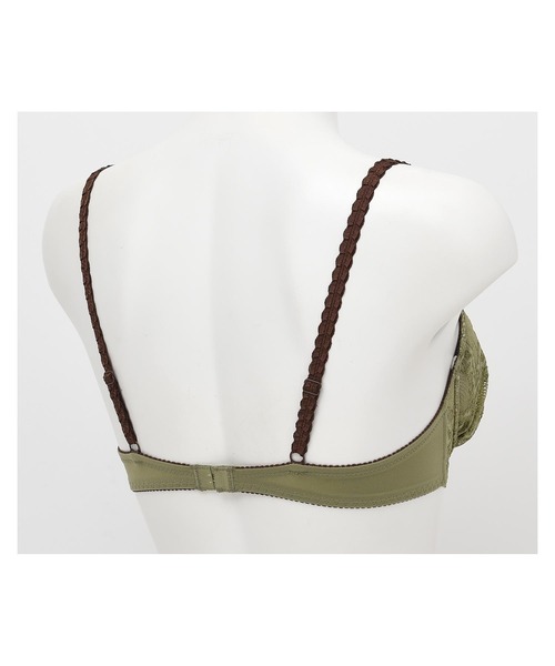 une nana cool（ウンナナクール）の「Parasol lace 3/4カップブラジャー（ブラジャー・レディース・グレー/ミント/ピンク/ネイビー/オリーブ・E70/D75/E65/F70/E75/D70/C65/C75/C70/D65/F75/B75/B65/B70）」の21枚目の写真