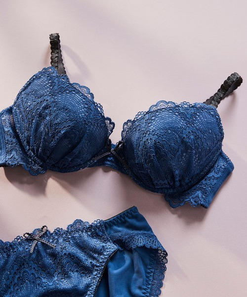 une nana cool（ウンナナクール）の「Parasol lace 3/4カップブラジャー（ブラジャー・レディース・グレー/ミント/ピンク/ネイビー/オリーブ・E70/D75/E65/F70/E75/D70/C65/C75/C70/D65/F75/B75/B65/B70）」の22枚目の写真