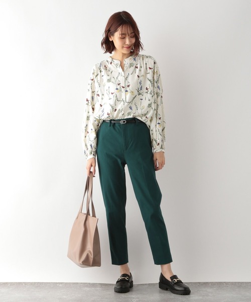 GLOBAL WORK（グローバルワーク）の「さらさらリラックスプリントブラウス/269045（シャツ/ブラウス・レディース・ホワイト系その他/ホワイト系その他2/ブラウン系その他/ストライプ・SMALL/MEDIUM/LARGE）」の18枚目の写真