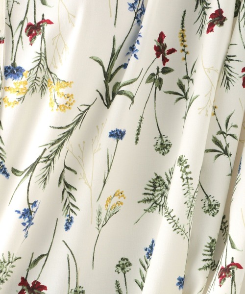 GLOBAL WORK（グローバルワーク）の「さらさらリラックスプリントブラウス/269045（シャツ/ブラウス・レディース・ホワイト系その他/ホワイト系その他2/ブラウン系その他/ストライプ・SMALL/MEDIUM/LARGE）」の8枚目の写真