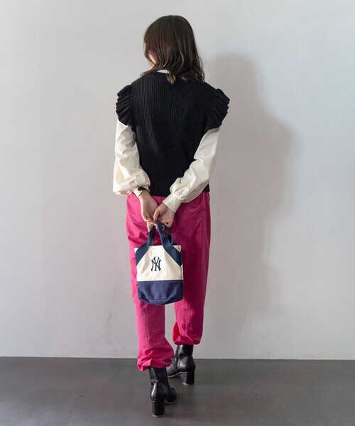 FREAK'S STORE（フリークスストア）の「MLB × FREAK’S STORE/エムエルビー 別注 MLB TOTE MINI / ミニトートショルダーバッグ（トートバッグ・レディース・ネイビー/ピンク/グリーン/その他1・ONE SIZE）」の16枚目の写真