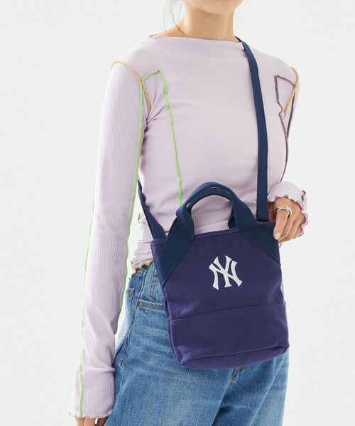 FREAK'S STORE（フリークスストア）の「MLB × FREAK’S STORE/エムエルビー 別注 MLB TOTE MINI / ミニトートショルダーバッグ（トートバッグ・レディース・ネイビー/ピンク/グリーン/その他1・ONE SIZE）」の14枚目の写真