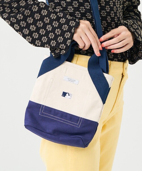 FREAK'S STORE（フリークスストア）の「MLB × FREAK’S STORE/エムエルビー 別注 MLB TOTE MINI / ミニトートショルダーバッグ（トートバッグ・レディース・ネイビー/ピンク/グリーン/その他1・ONE SIZE）」の12枚目の写真