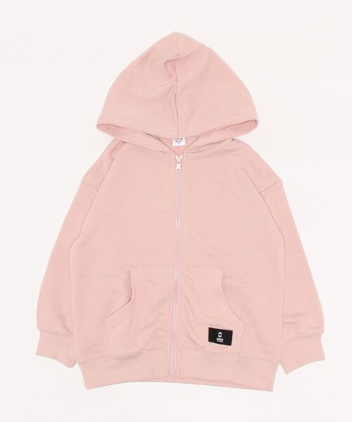 ZERO standerd（ゼロスタンダード）の「ゼロスタンダード フードジャケット（パーカー・キッズ・カーキ/チャコールグレー/ブラウン/アイボリー/グリーン/オフホワイト/ブラック/ピンク・120cm/110cm/160cm/140cm/130cm/150cm）」の8枚目の写真