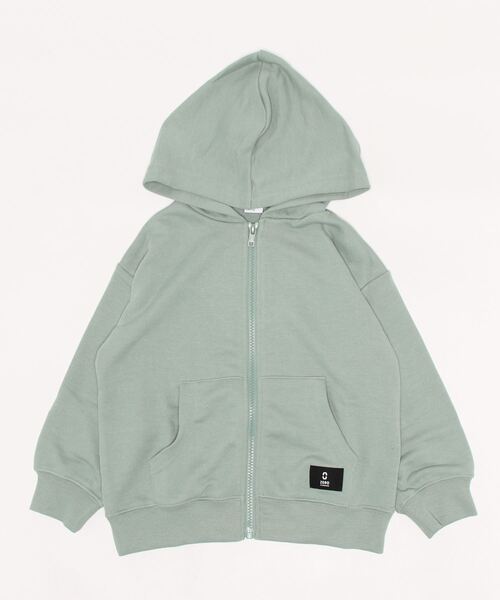 ZERO standerd（ゼロスタンダード）の「ゼロスタンダード フードジャケット（パーカー・キッズ・カーキ/チャコールグレー/ブラウン/アイボリー/グリーン/オフホワイト/ブラック/ピンク・120cm/110cm/160cm/140cm/130cm/150cm）」の7枚目の写真