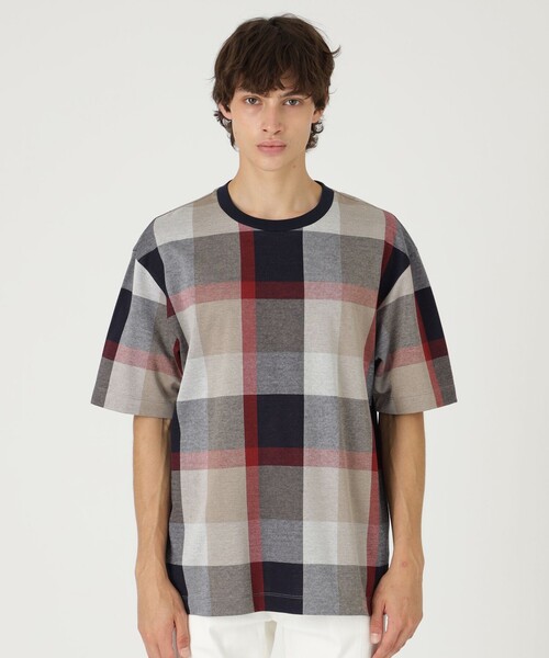 トリコベージュチェックt Tシャツ カットソー Black Label Crestbridge ブラックレーベル クレストブリッジ のファッション通販 Zozotown