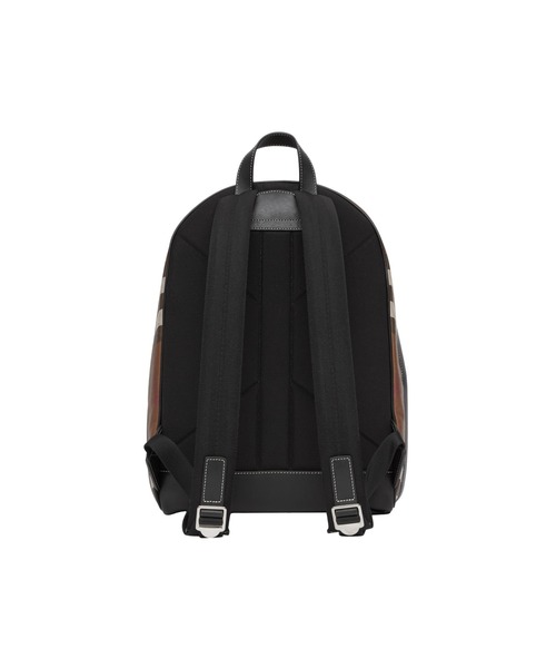 BURBERRY（バーバリー）の「チェック＆レザー バックパック（バックパック/リュック・メンズ・ダークブラウン系・ONE SIZE）」の3枚目の写真