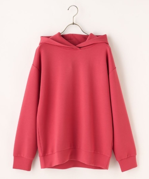 Honeys（ハニーズ）の「きれいめパーカー（パーカー・レディース・ブラック/アイボリー/ライトグリーン/グレイッシュベージュ/レッド系その他/ブルー/ライトベージュ・L/S/M/LL）」の18枚目の写真