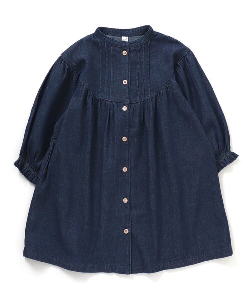 apres les cours（アプレレクール）の「WEB限定 まいにちワンピース（ワンピース・キッズ・カーキ/その他3/ブルー/ブラック/オレンジ/ワインレッド/アイボリー・100/120/130/80/90/140/110）」の5枚目の写真