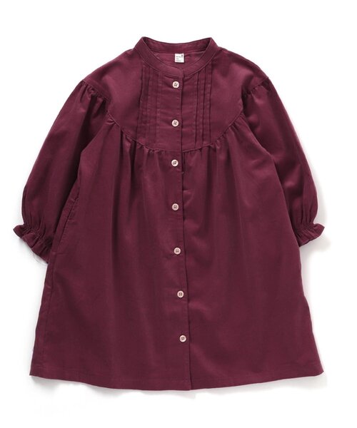 apres les cours（アプレレクール）の「WEB限定 まいにちワンピース（ワンピース・キッズ・カーキ/その他3/ブルー/ブラック/オレンジ/ワインレッド/アイボリー・100/120/130/80/90/140/110）」の6枚目の写真