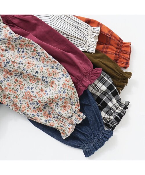 apres les cours（アプレレクール）の「WEB限定 まいにちワンピース（ワンピース・キッズ・カーキ/その他3/ブルー/ブラック/オレンジ/ワインレッド/アイボリー・100/120/130/80/90/140/110）」の17枚目の写真